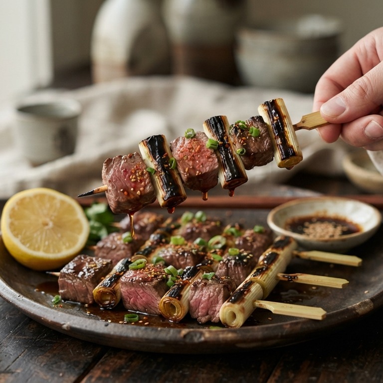 Biefstuk Kebab recept