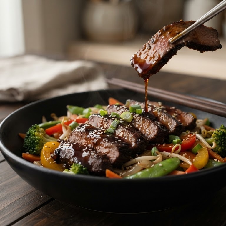 Biefstuk teriyaki recept