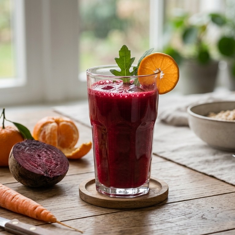 Bieten & mandarijnensap recept