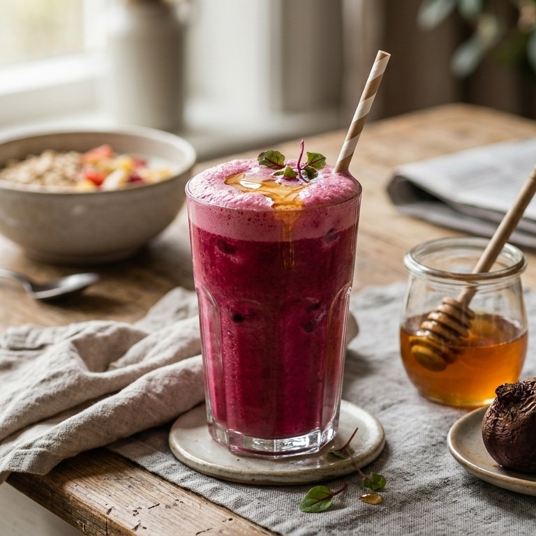 Bieten Smoothie met honing recept