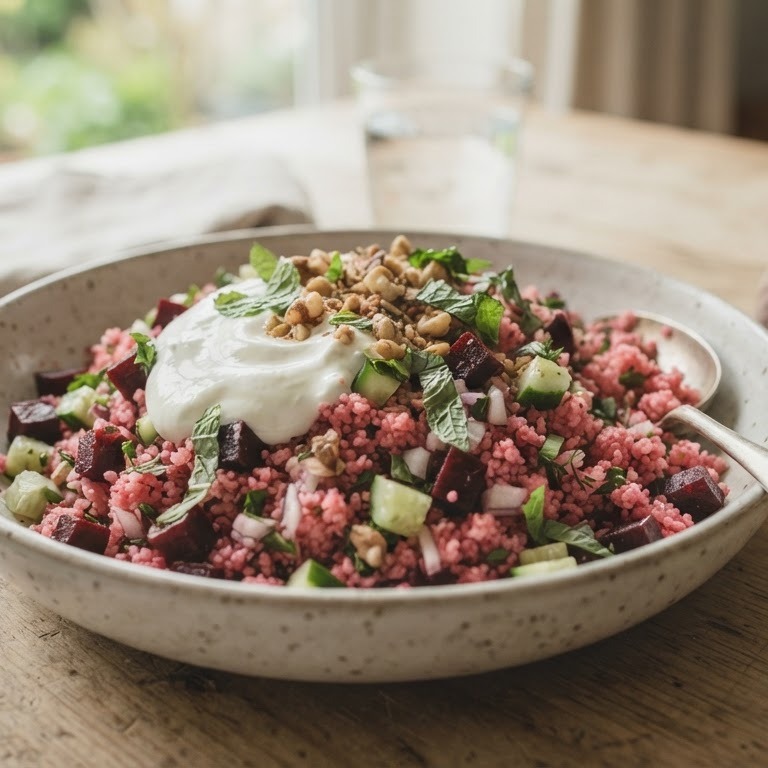 Bietencouscous met griekse yoghurt recept