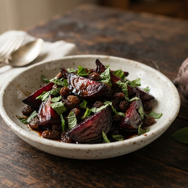 Bietensalade met munt recept