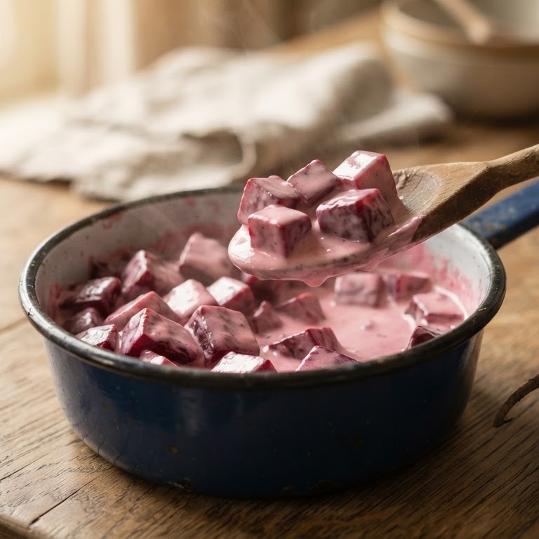 Bietjes a la crème recept