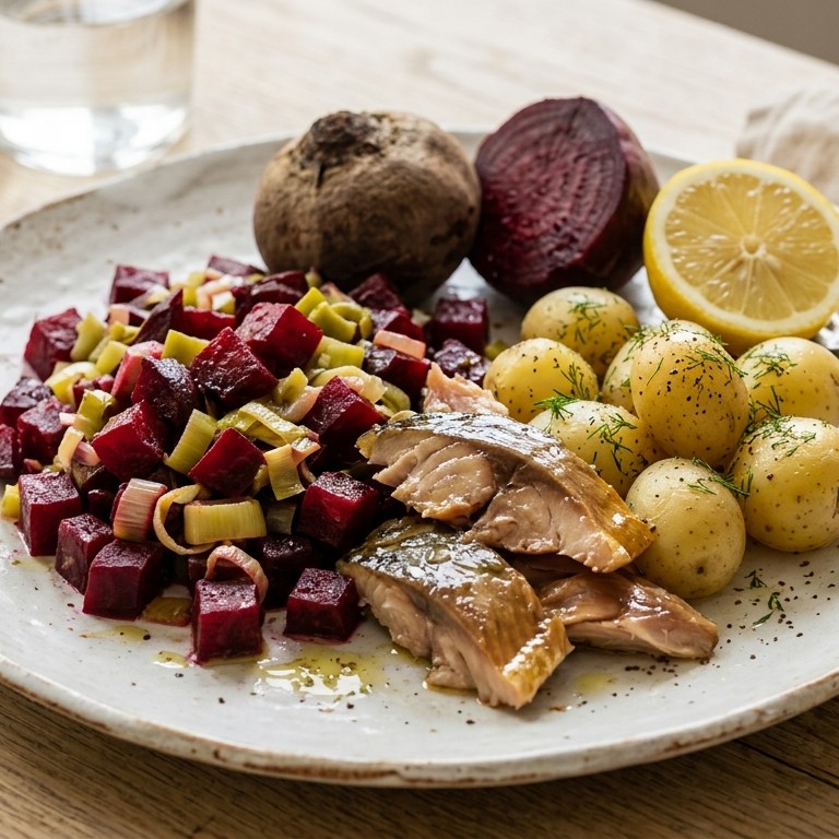 Bietjes met makreel recept