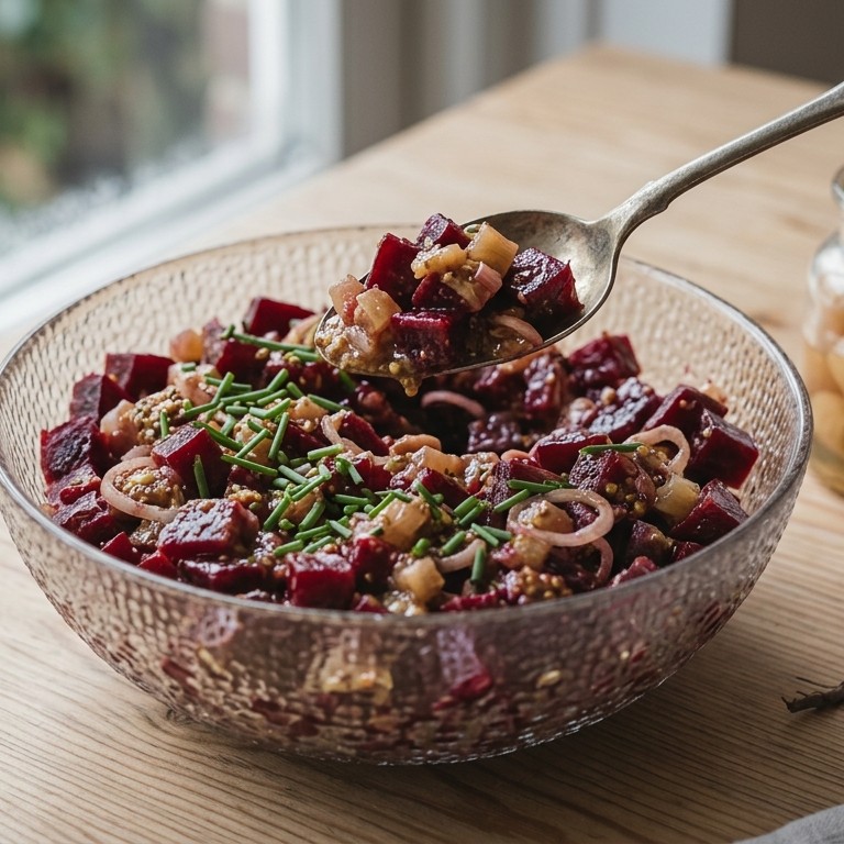 Bietjessalade met gember recept