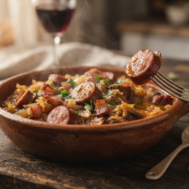 Bigos (Poolse jachtschotel) recept