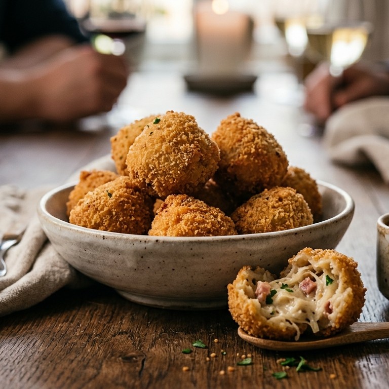 Bitterballetjes van zuurkool en spekjes recept