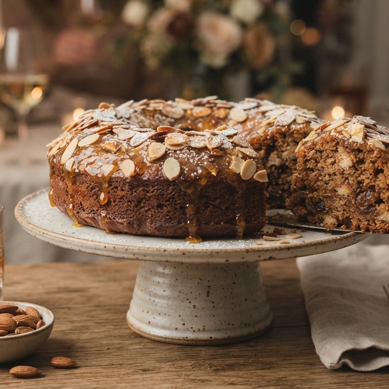 Bitterkoekjescake met rum recept
