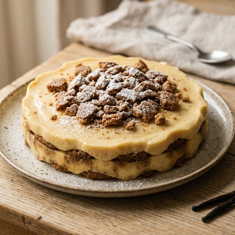 Bitterkoekjespudding recept