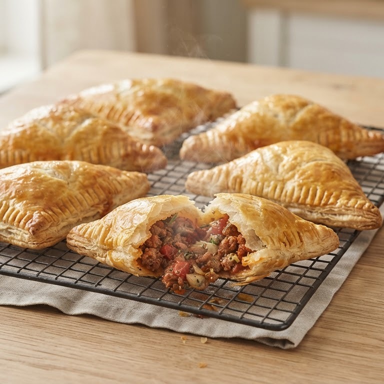 Bladerdeegflapjes recept