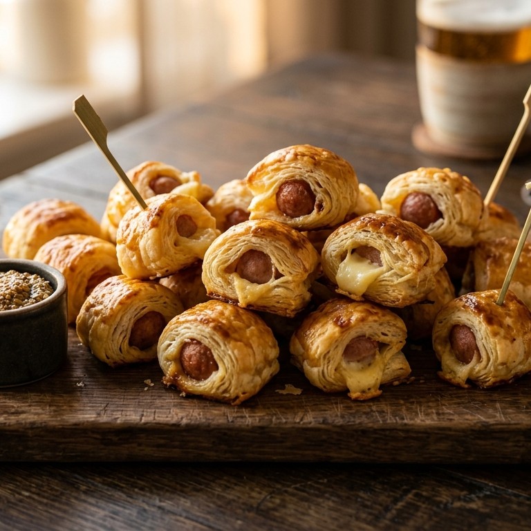 Bladerdeeghapjes recept