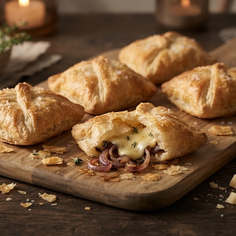 Bladerdeegpakketjes recept