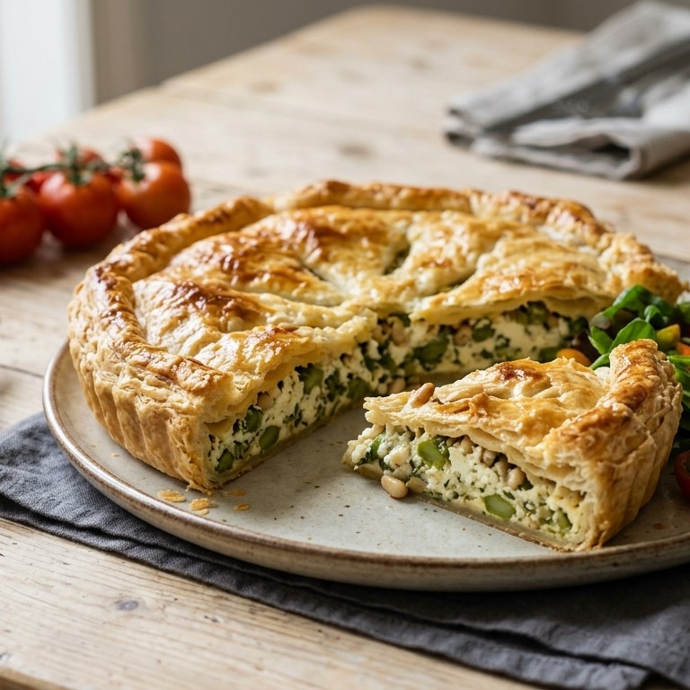 Bladerdeegpastei gevuld met feta recept
