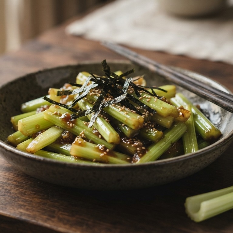 Bleekselderij met oestersaus recept