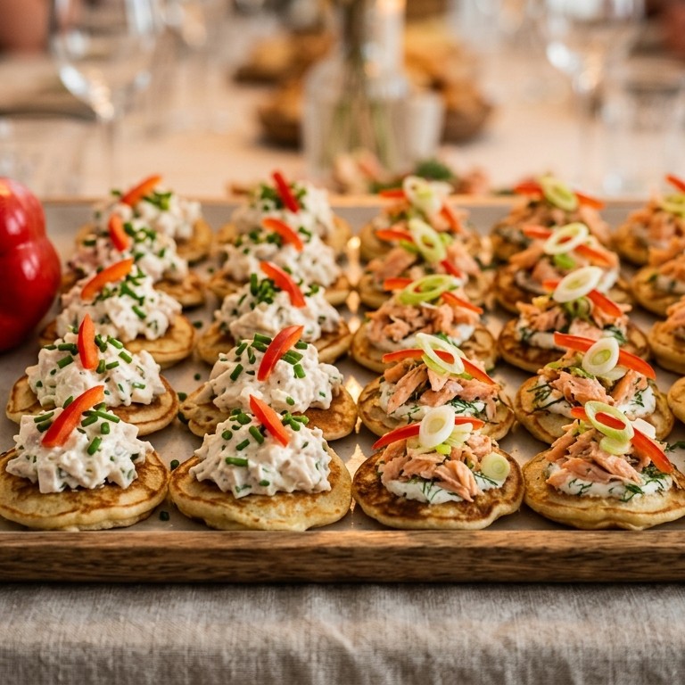 Blini's voor buffet recept