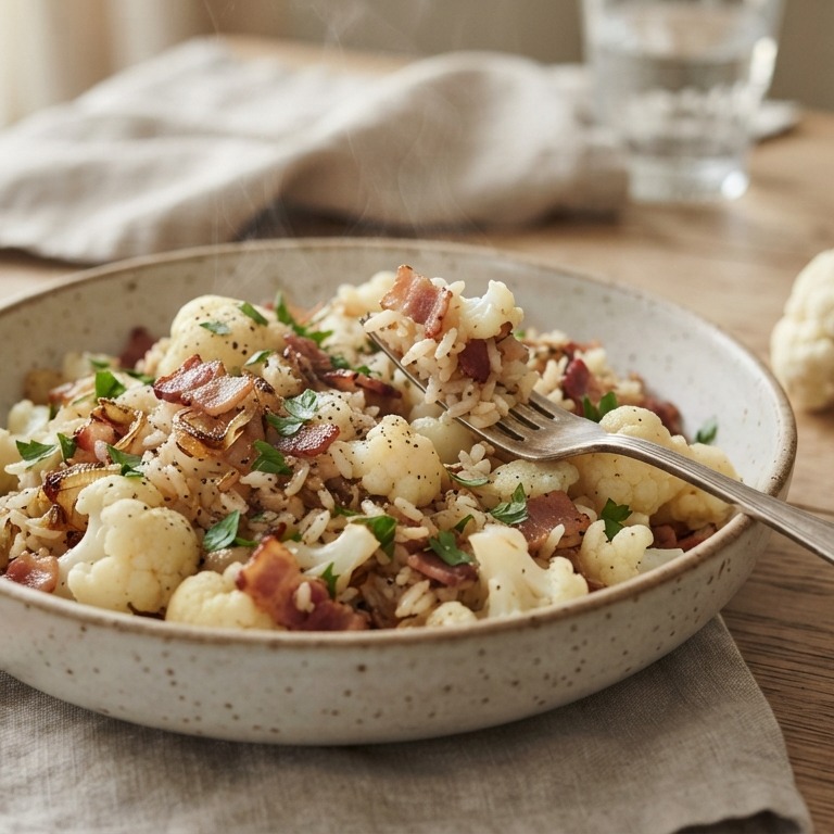 Bloemkool met rijst recept