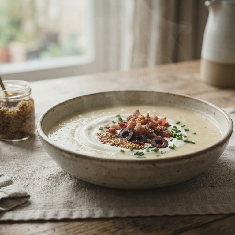Bloemkool-/mosterdsoep recept