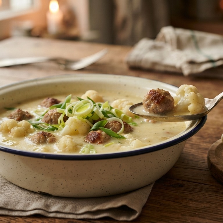 Bloemkoolsoep ouderwets lekker recept