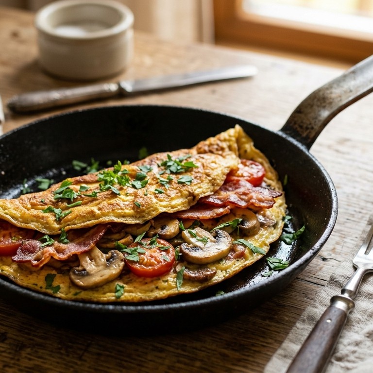 Boerenomelet van thuis recept