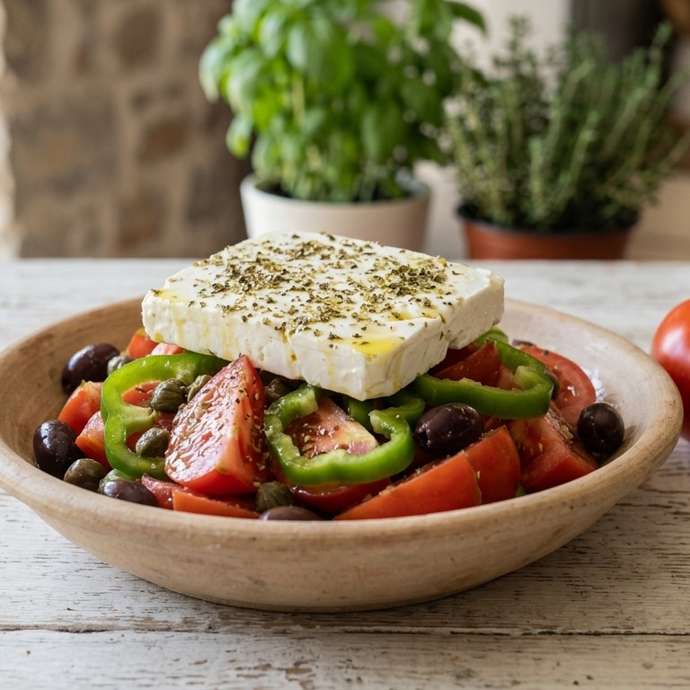 Boerensalade (Dematosalata chriafiki) recept