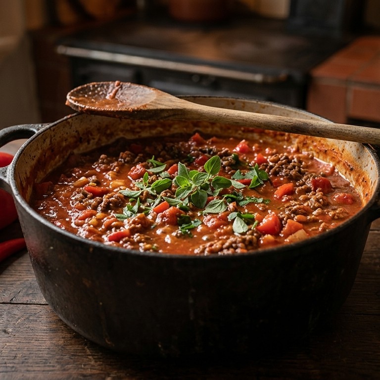 Bolognaise-pastasaus voor  spaghetti/macaroni en lasagne recept