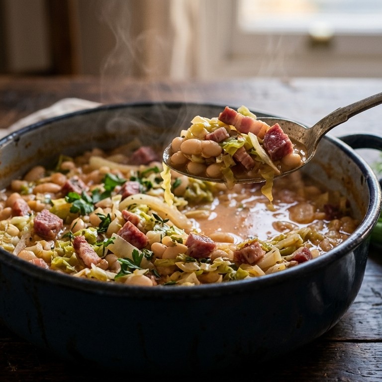 Bonen en kool schotel recept
