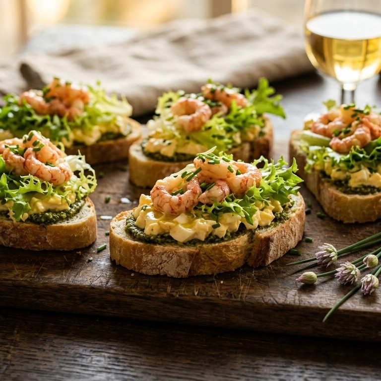 Borrelhapje/rivierkreeft recept
