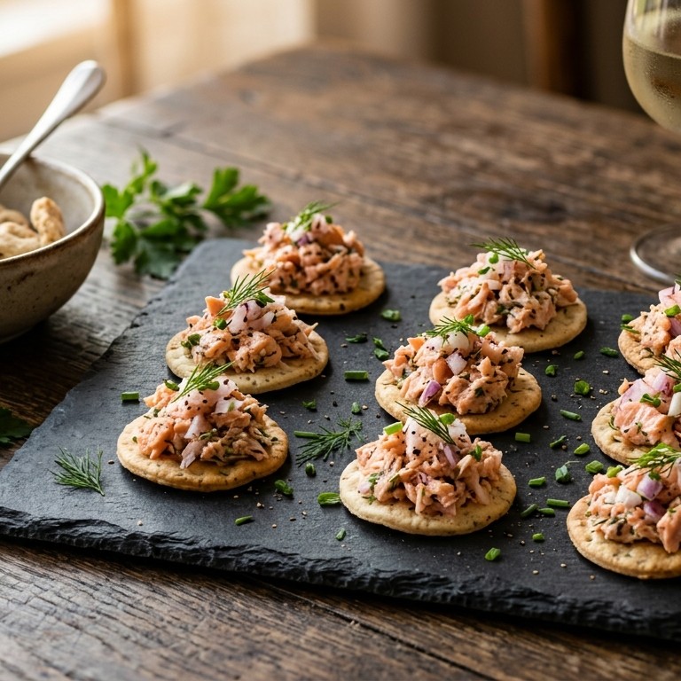 Borrelhapje roze zalm recept