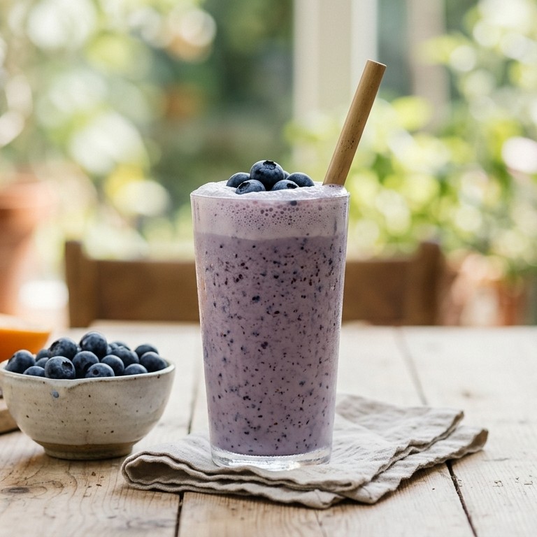 Bosbessen-karnemelk shake recept