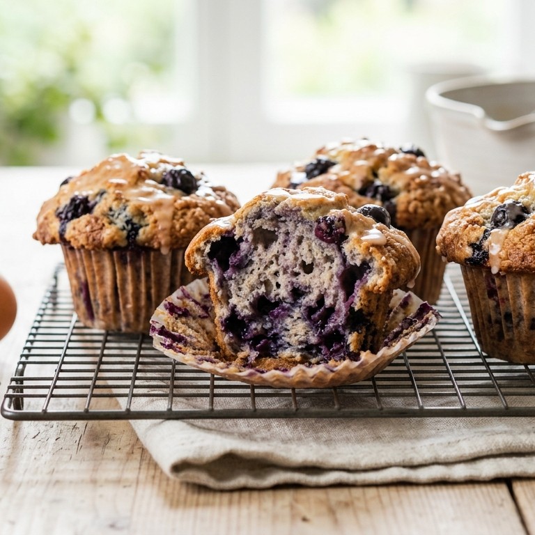 Bosbessenmuffins recept