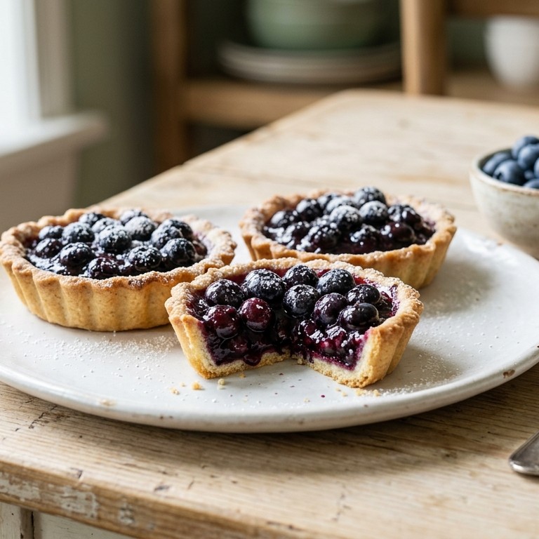 Bosbessentaartjes recept