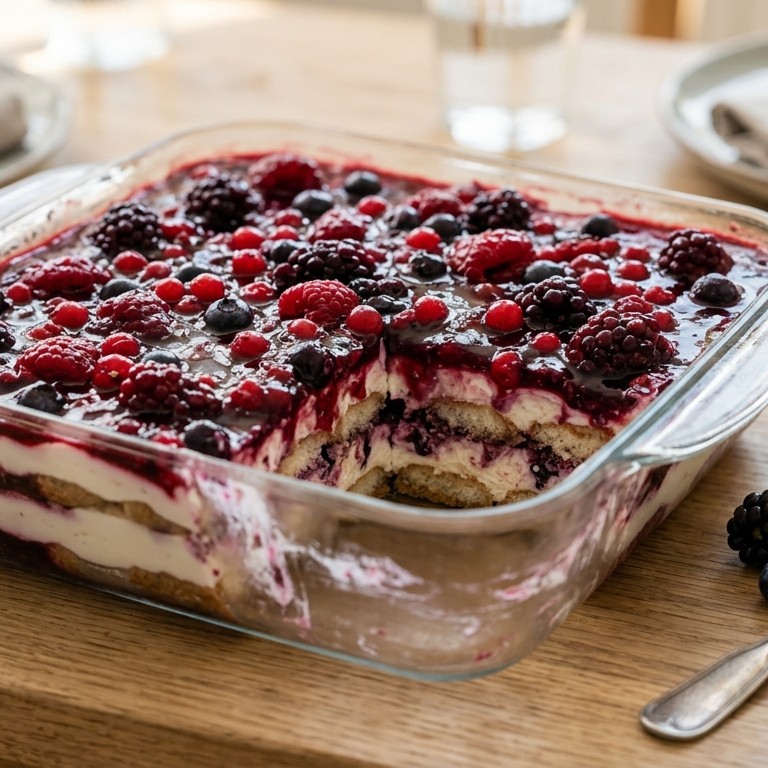 Bosvruchten kwarklasagne recept