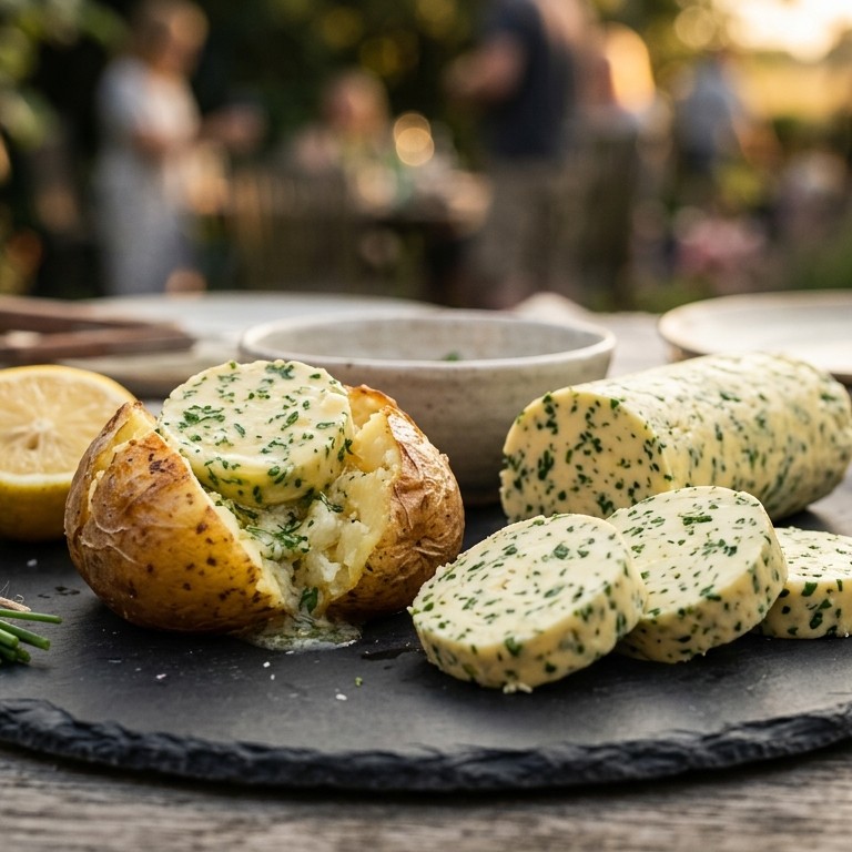 Boter met knoflook recept