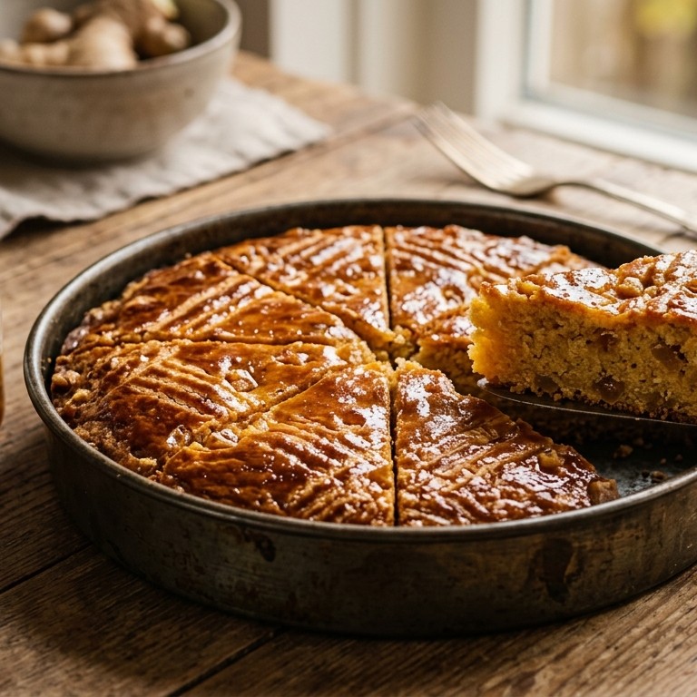 Boterkoek met gember recept