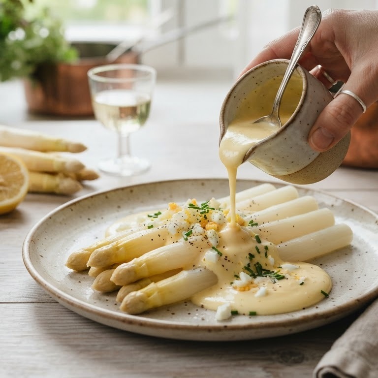 Botersaus voor bij de asperges recept