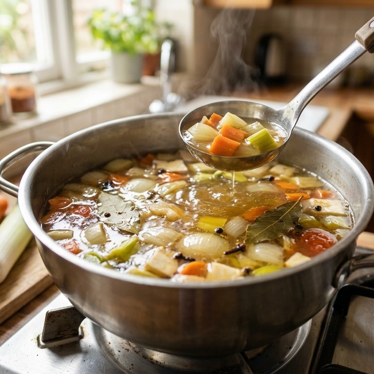 Bouillon trekken recept