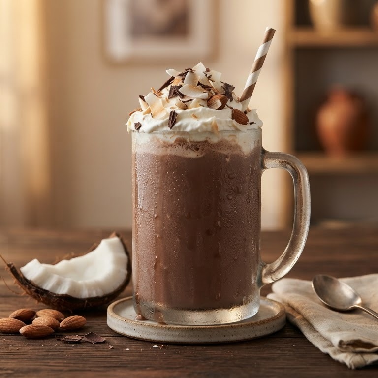 Bounty milkshake recept