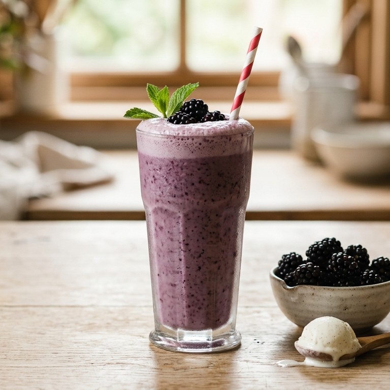 Bramenmilkshake recept