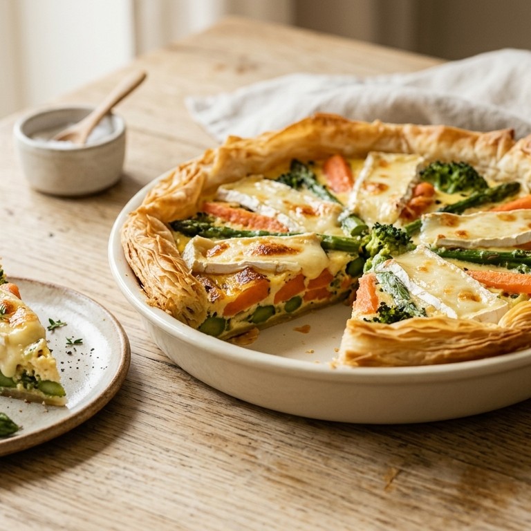 Brie-groententaart recept