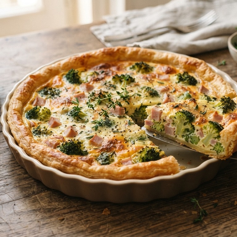 Broccoli-kaastaart Provencale recept