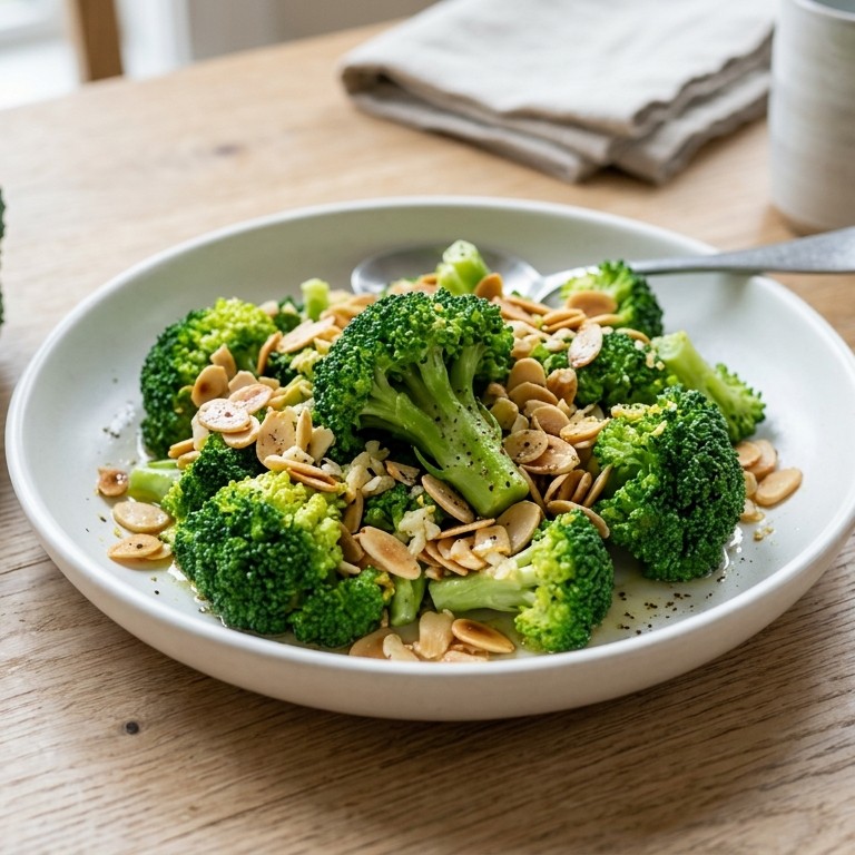 Broccoli met amandelen recept