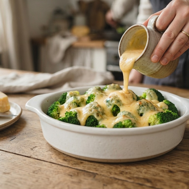 Broccoli met kaassaus recept