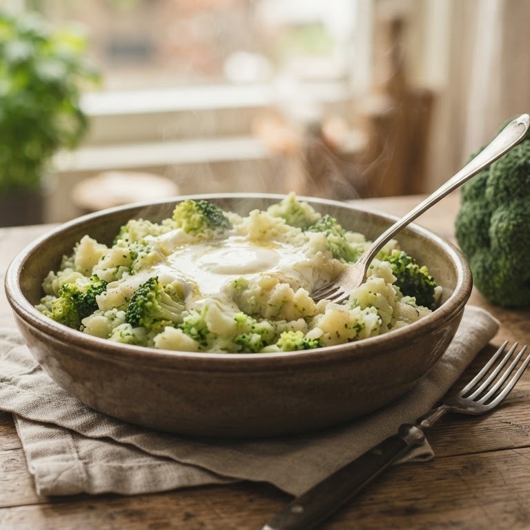 Broccoli stamppot recept