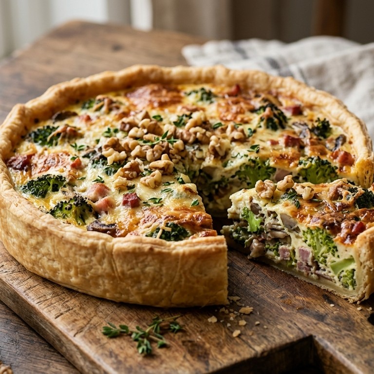 Broccoliquiche recept