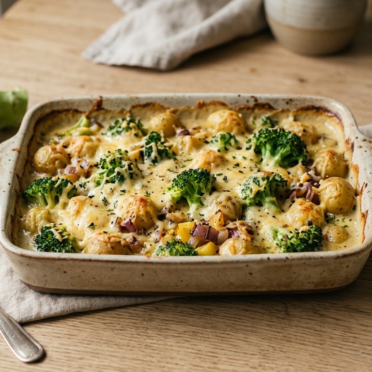 Broccoliroosjes met krieltjes in blue band finesse recept