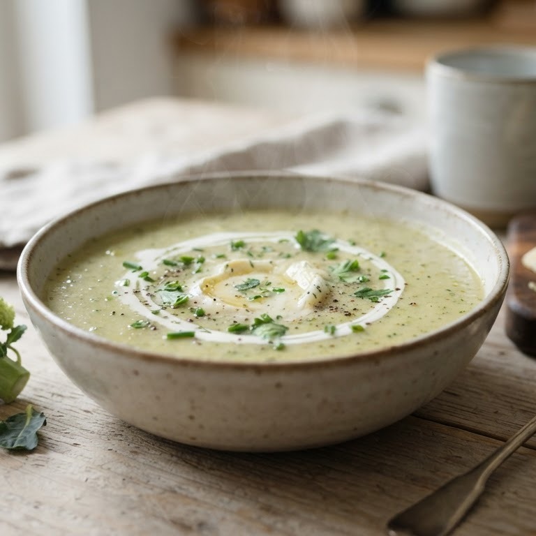 Broccolisoep met Boursin recept