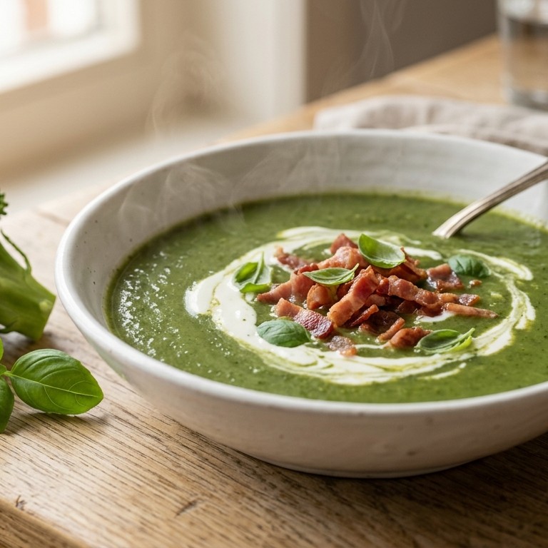 Broccolisoep met rauwe ham recept