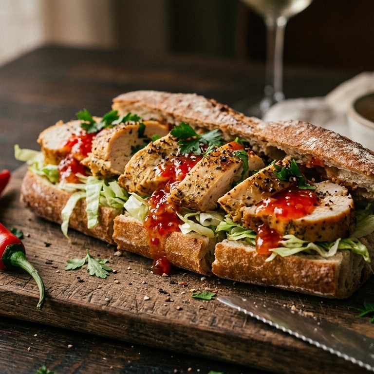Broodje gezond  kipchili recept