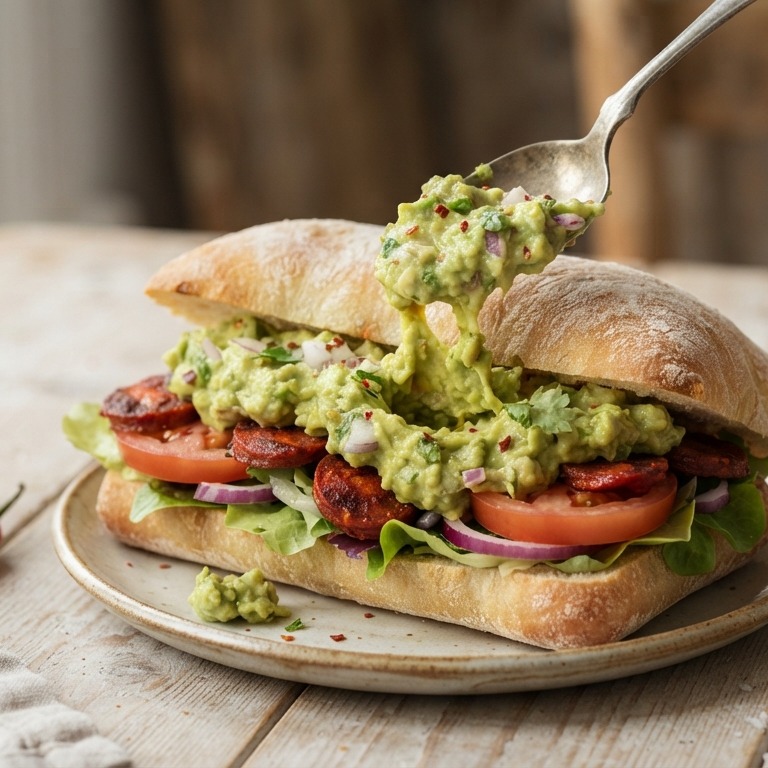 Broodje guacamole recept