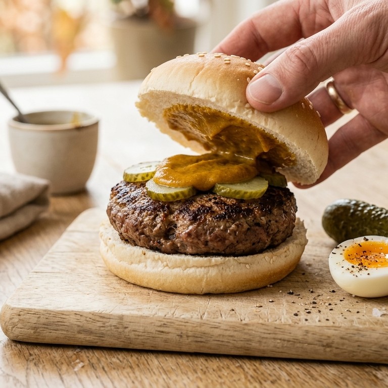 Broodje hamburger recept